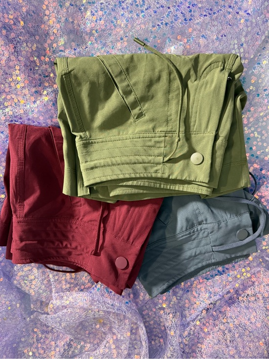 Athletic Works Pants - Athletic Works Olive, Burgundy & Slate Athletic Shorts Trio